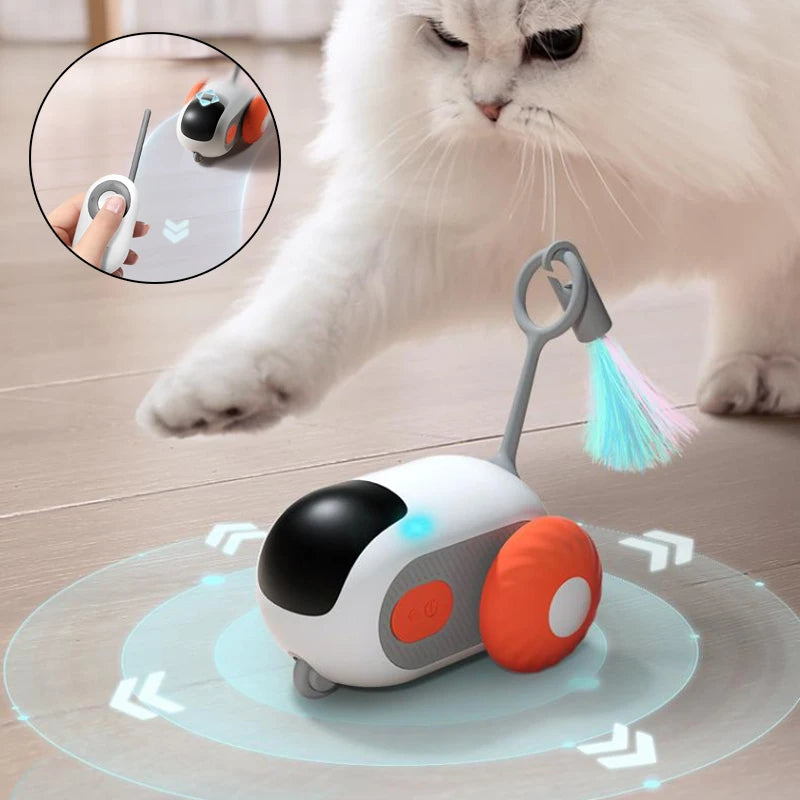 Interactive Cat Car Toy – Remote Control