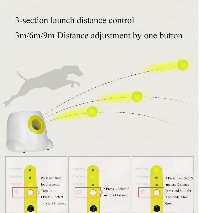 Automatic Ball Launcher for Dogs