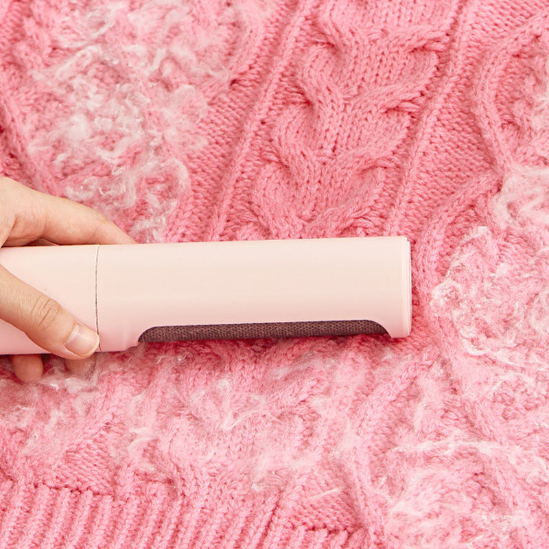 2-in-1 Reusable Pet Hair Remover – Self-Cleaning Lint Roller Brush