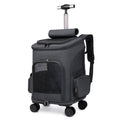 Portable Travelling Trolley Pet Backpack