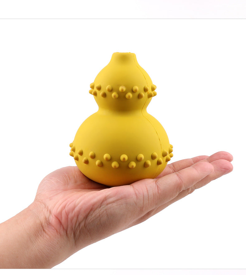 Leaky Gourd Pet Toy - Natural Rubber Resistant To Biting And Grinding Teeth