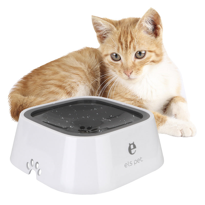 Floating Pet Water Bowl – Anti-Spill Slow Feeder