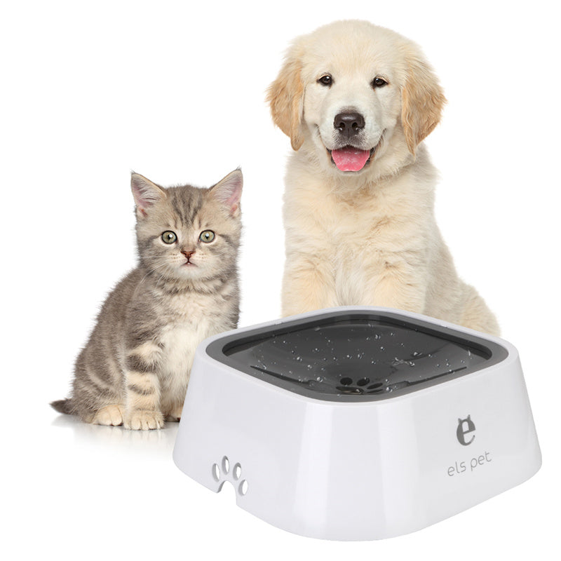 Floating Pet Water Bowl – Anti-Spill Slow Feeder