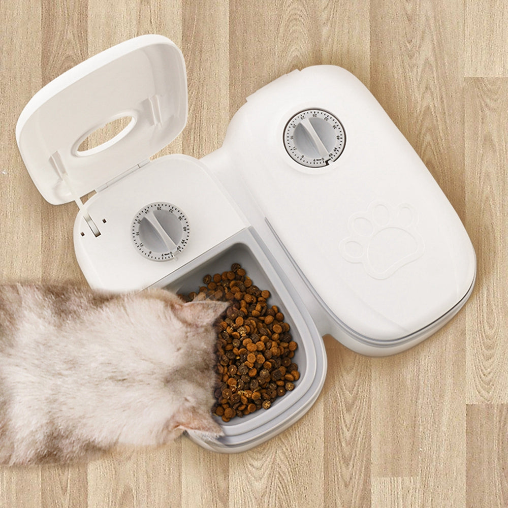 Smart Pet Feeder with Timer for Cats & Dogs – Automatic Food Dispenser