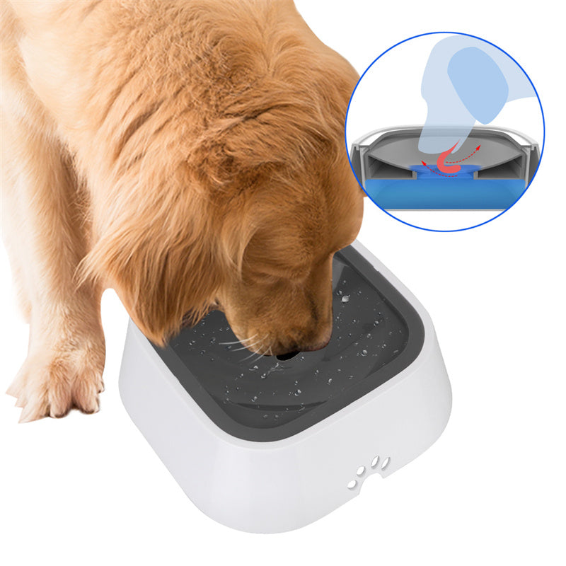 Floating Pet Water Bowl – Anti-Spill Slow Feeder